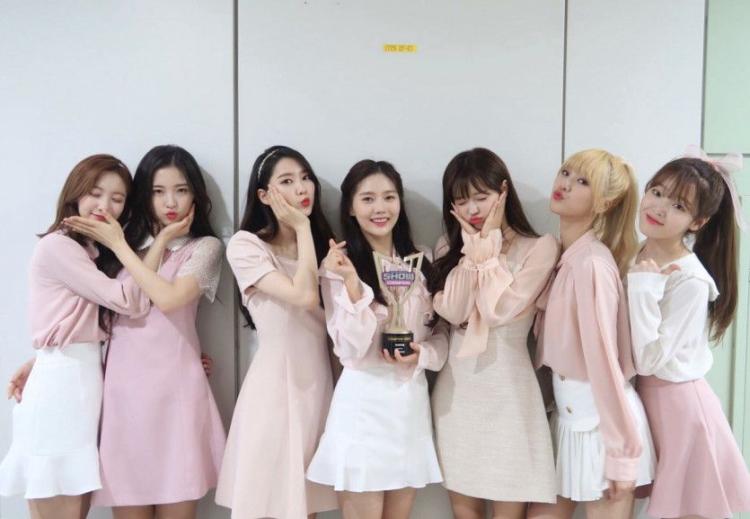 오늘자 쇼챔 1위 오마이걸0