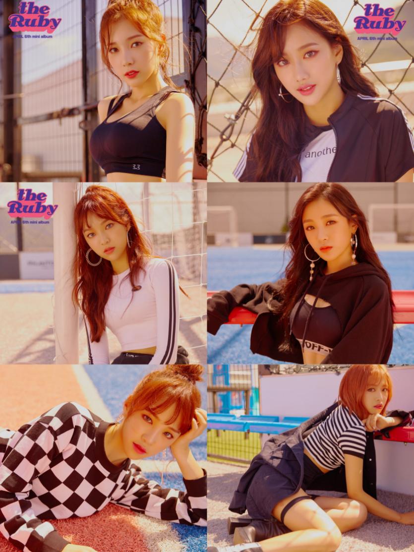 에이프릴 컴백 티저사진 모든멤버+필터제거 버전(노필터 큰버전)0