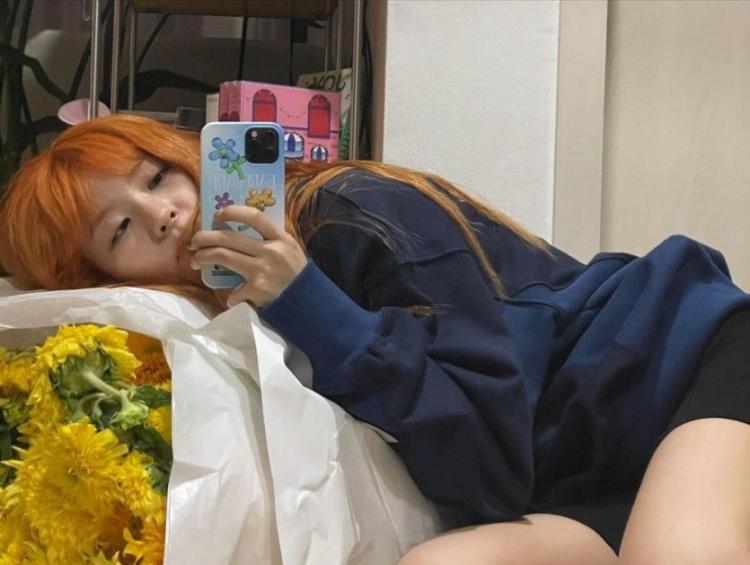 슬기 인스타_바이커쇼츠3