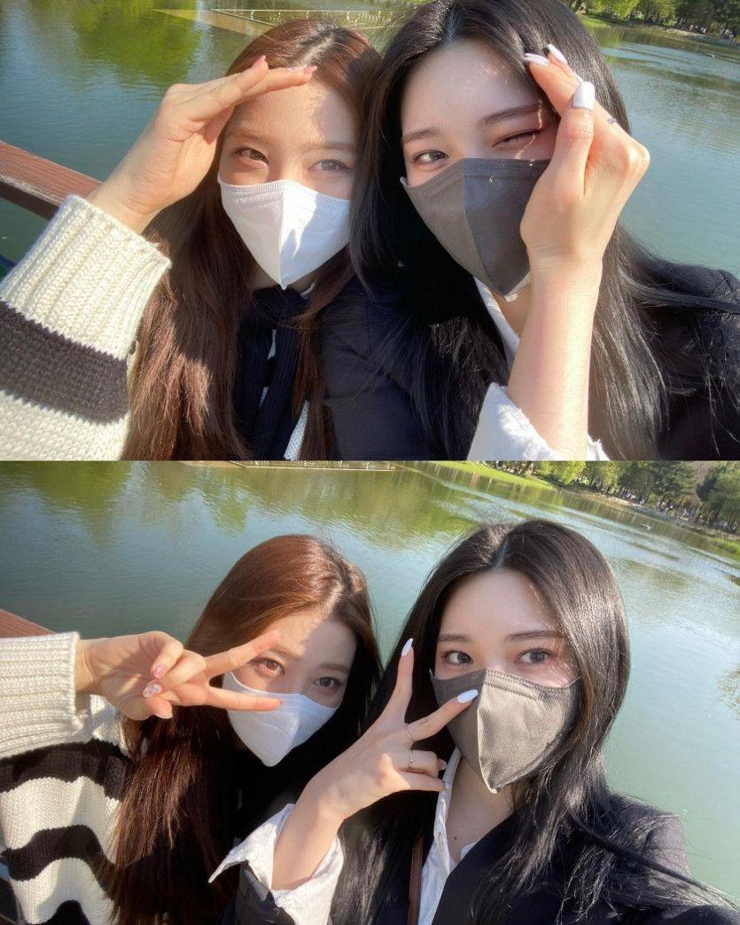 로켓펀치 인스타_수윤 윤경 데이트0