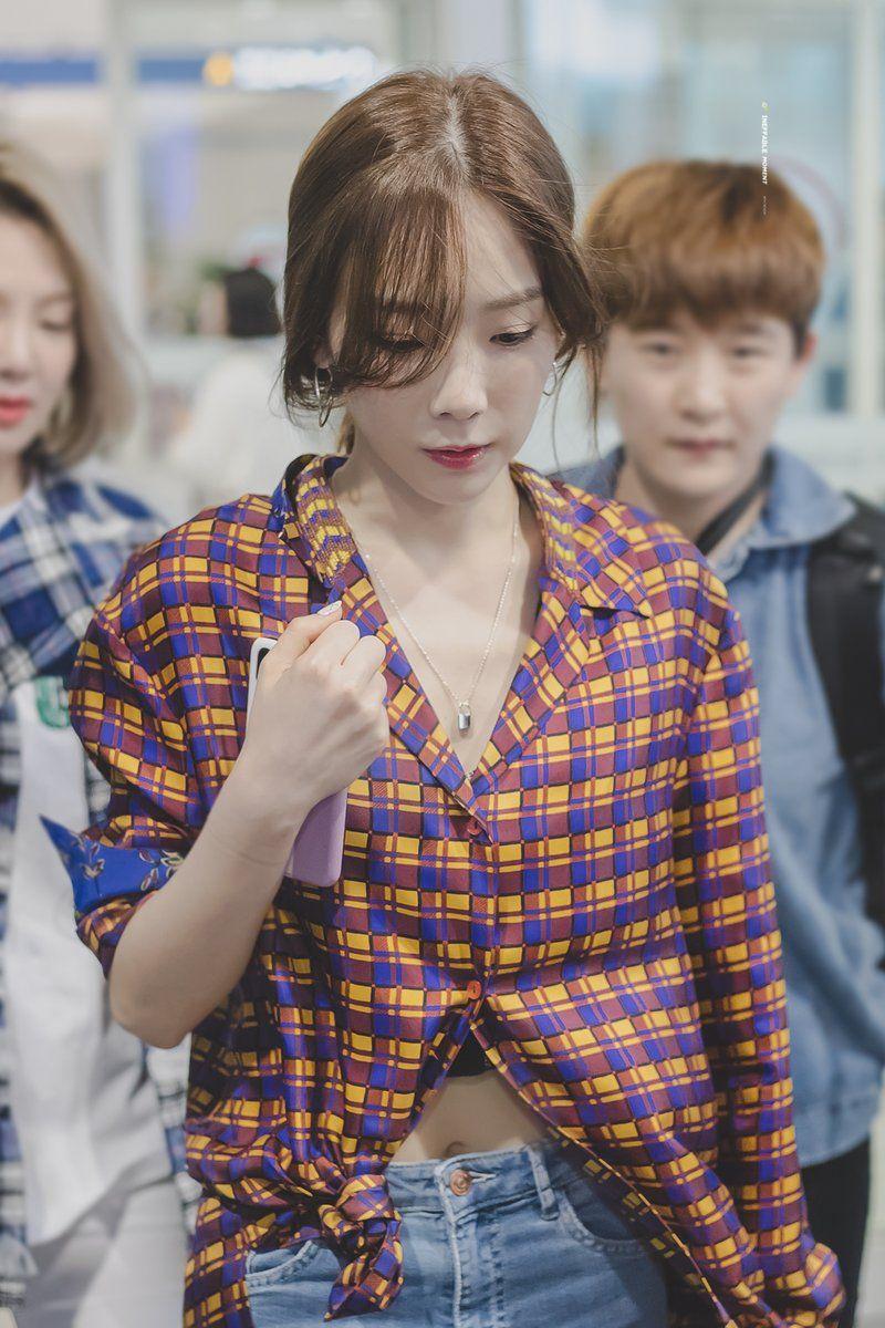 180423 인천공항 입국 태연 by INEFFABLE MOMENT1