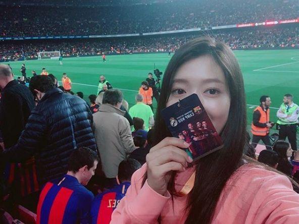 엘클라시코 직관간 박신혜0