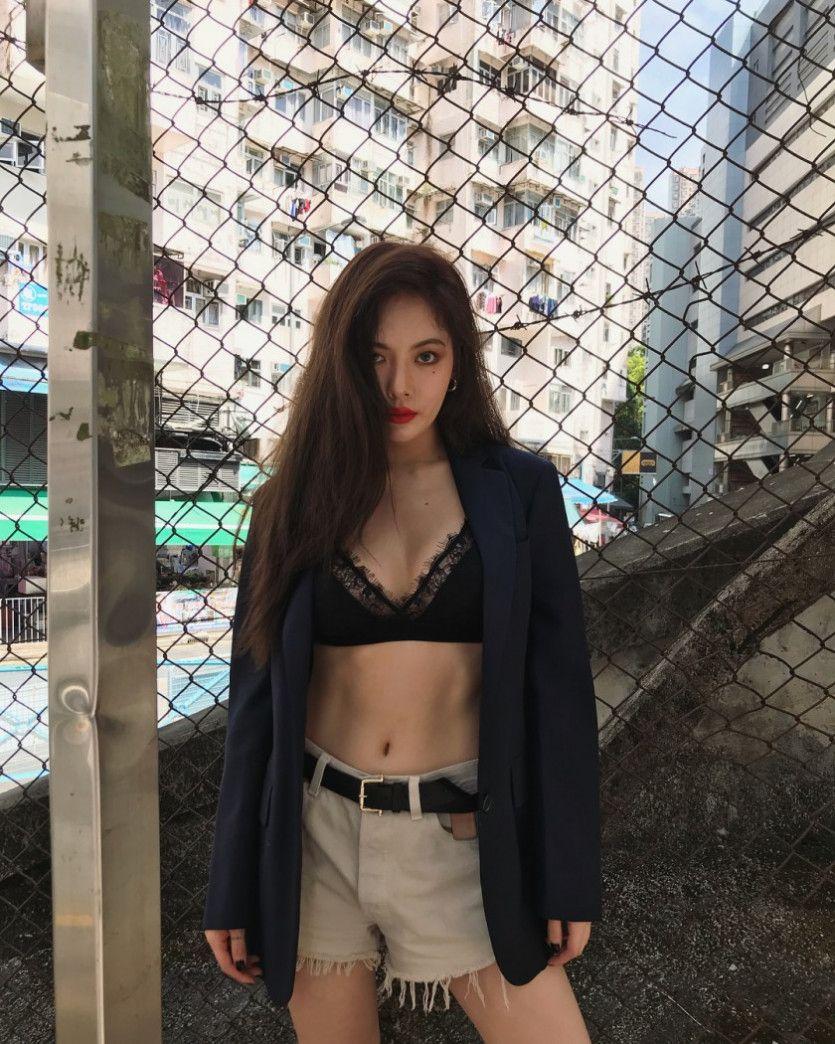 란제리룩 현아0