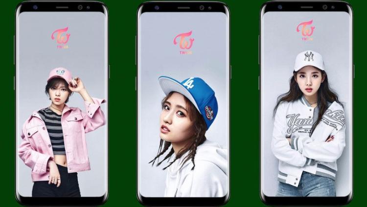 트와이스 나연,정연,모모 폰 바탕화면0