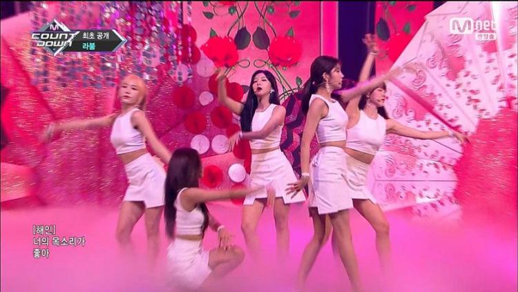 라붐 엠카운트 체온 컴백 캽챠0