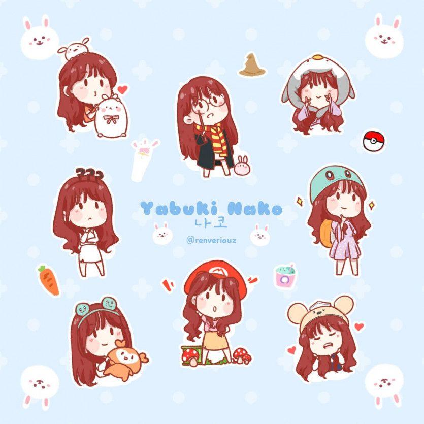 아이즈원 팬아트 by Indah Tan 나머지1