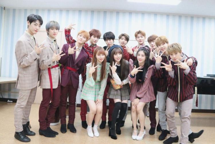 러블리즈 뮤뱅mc켕 김지연 울림 식구들이랑~2