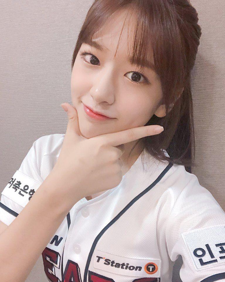 아이즈원 잠실 야구장 셀카 모음8