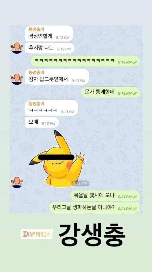 본격 강생충 찍는 강민경과 이해리3