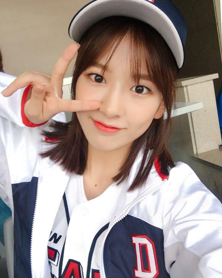 아이즈원 잠실 야구장 셀카 모음6