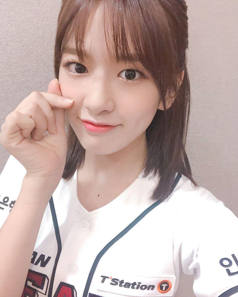 아이즈원 잠실 야구장 셀카 모음7