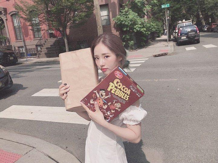 뉴욕에 간 노지선 박지원 이채영 인스타5