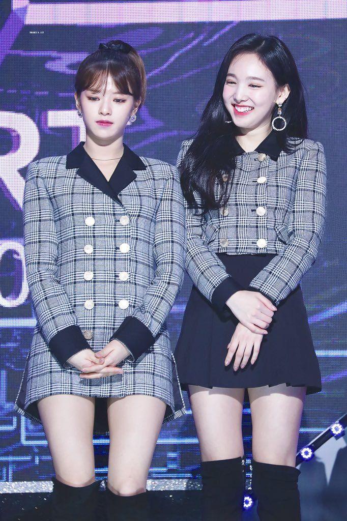 채영이 키에 맞춰주는 정연4