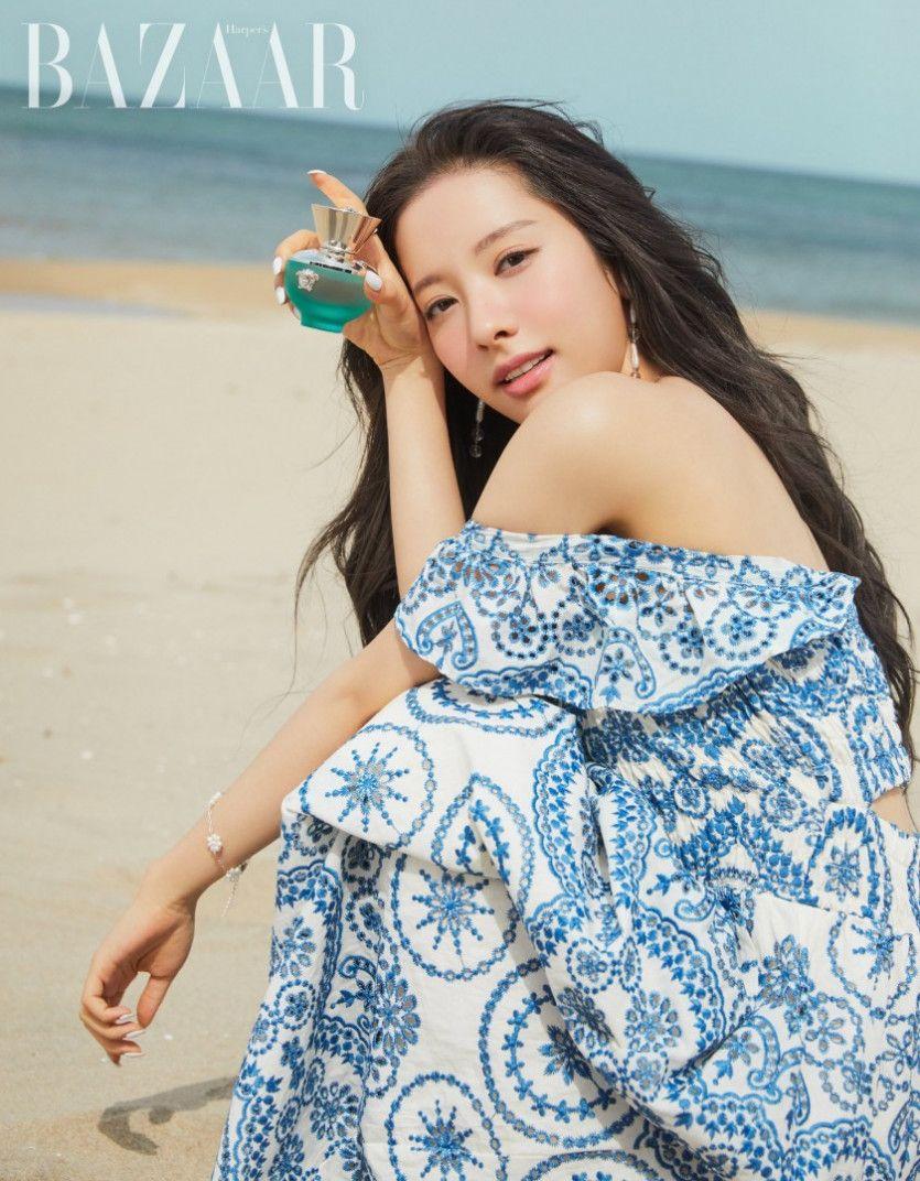 우주소녀 더 블랙 하퍼스 바자 2021 6월호1