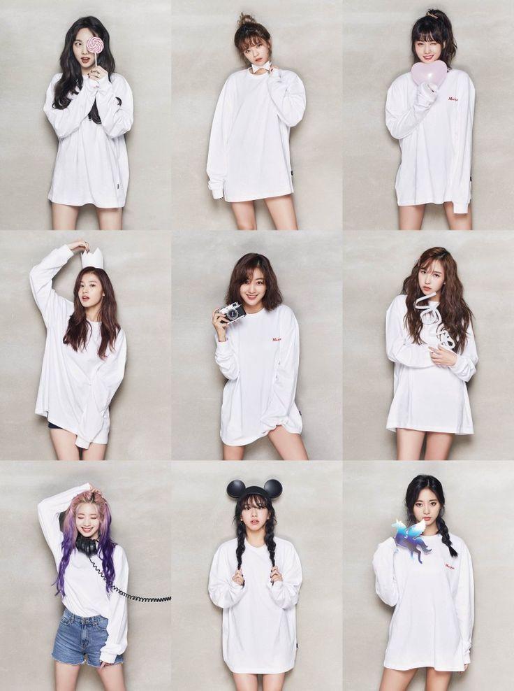 트와이스 다 이쁘게 나온 흰티 단체사진0