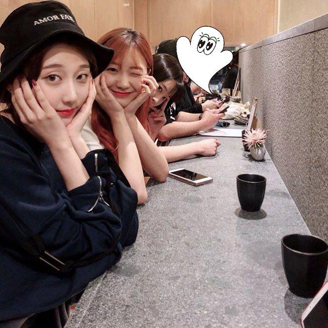 러블리즈 고민빵 지애,수정,예인 장어집 인스타2