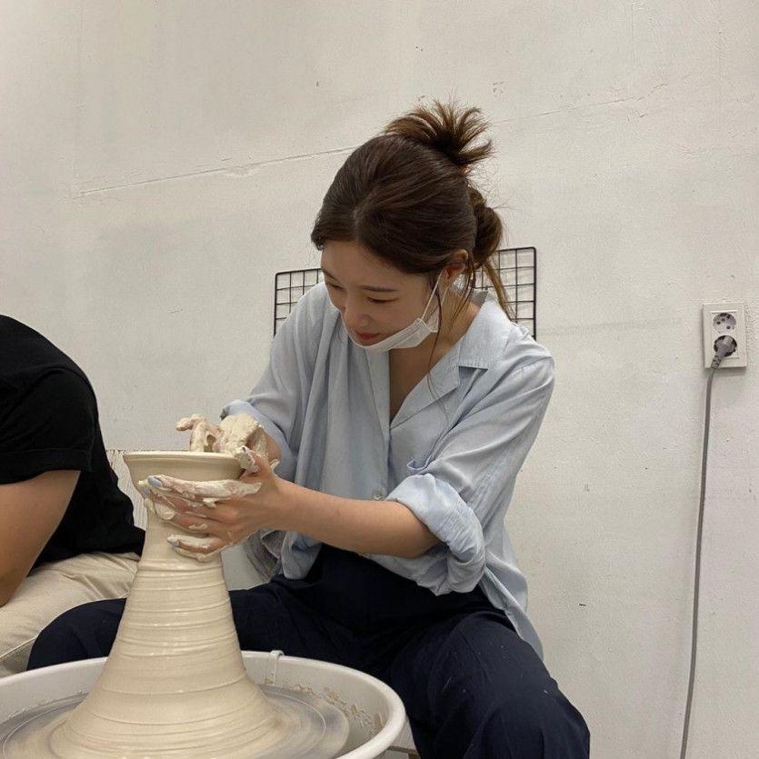 정채연 인스타_도자기2