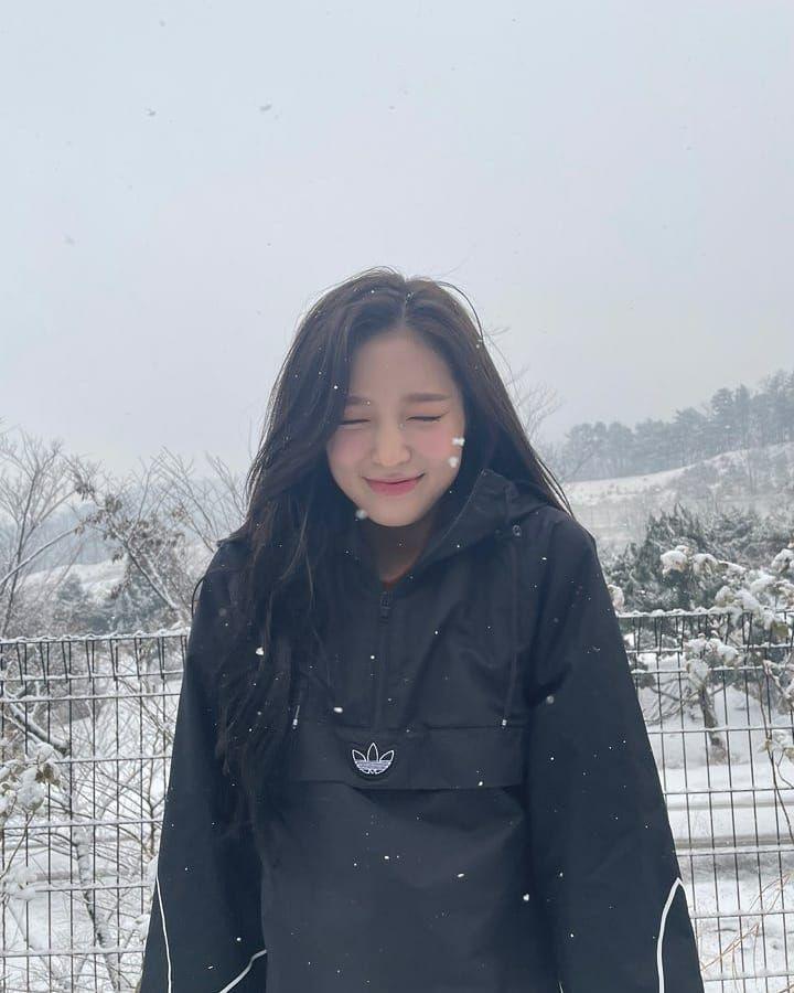 눈이 와서 신난 아린 미미0