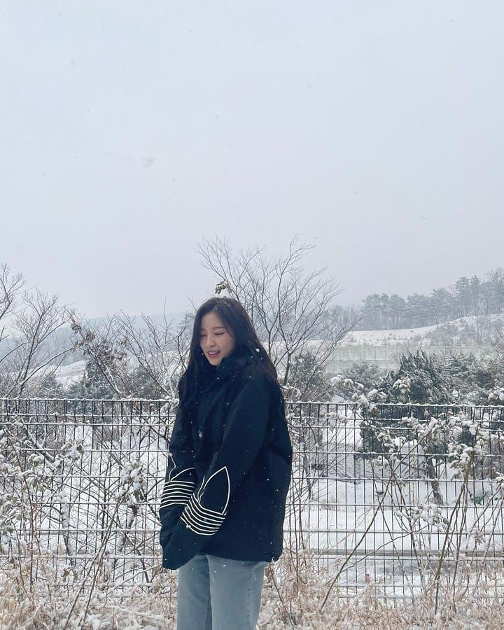 눈이 와서 신난 아린 미미3