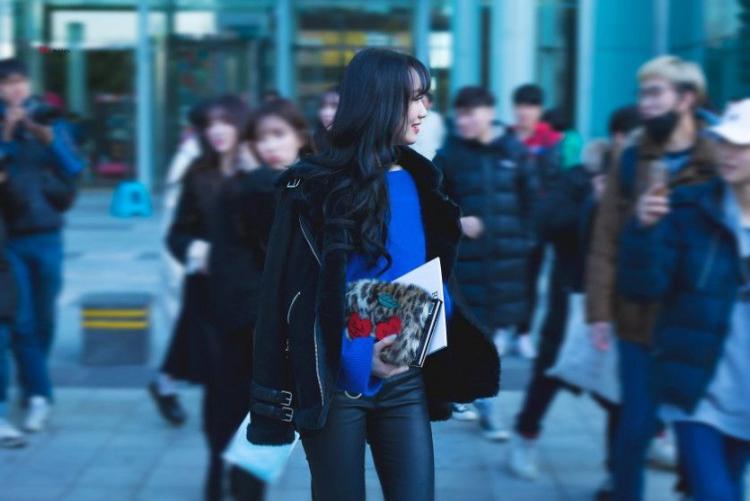 가죽 스키니 류수정2