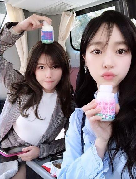 예능촬영중인 소리와 미호0