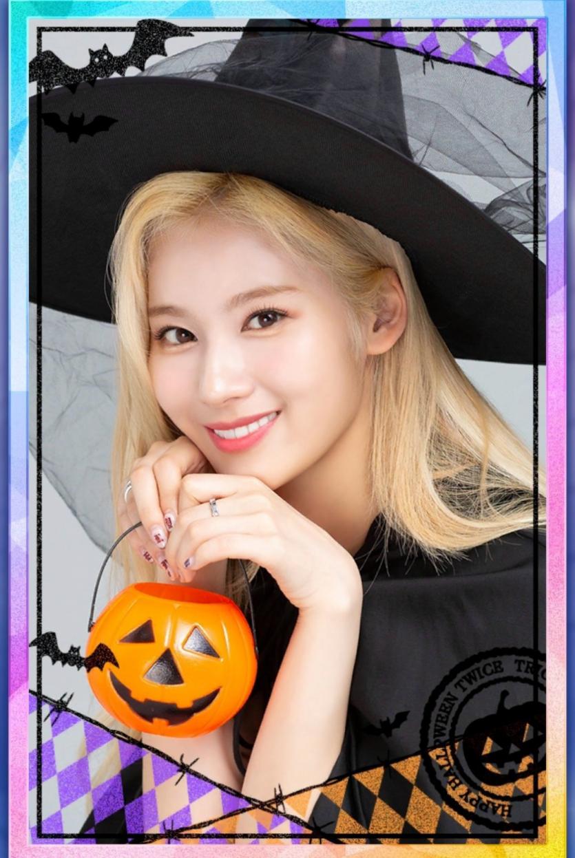 사나 나연 할로윈 코스프레1