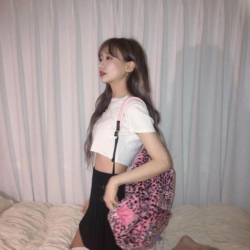 류수정 인스타_호피 가방1