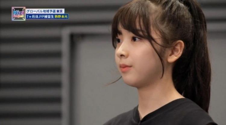 어제 방영된 니지 프로젝트 jyp 연습생 미이히2
