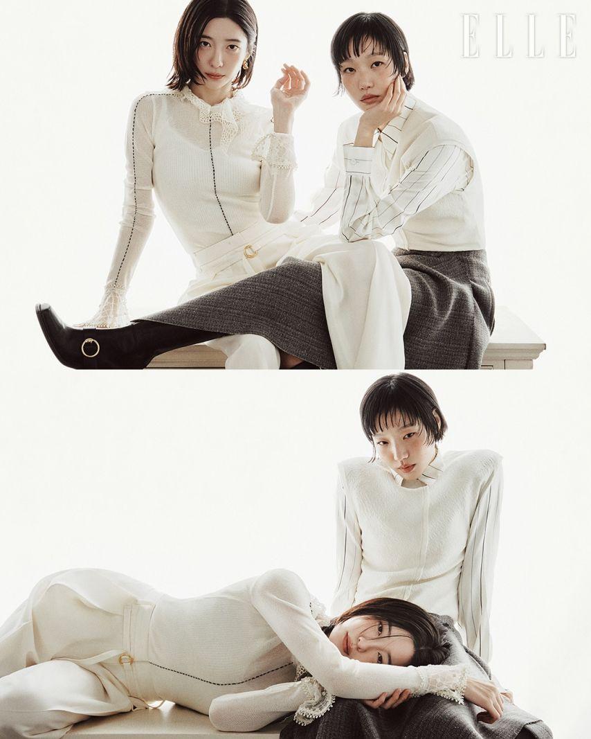박지현 인별 with 김고은 ELLE5