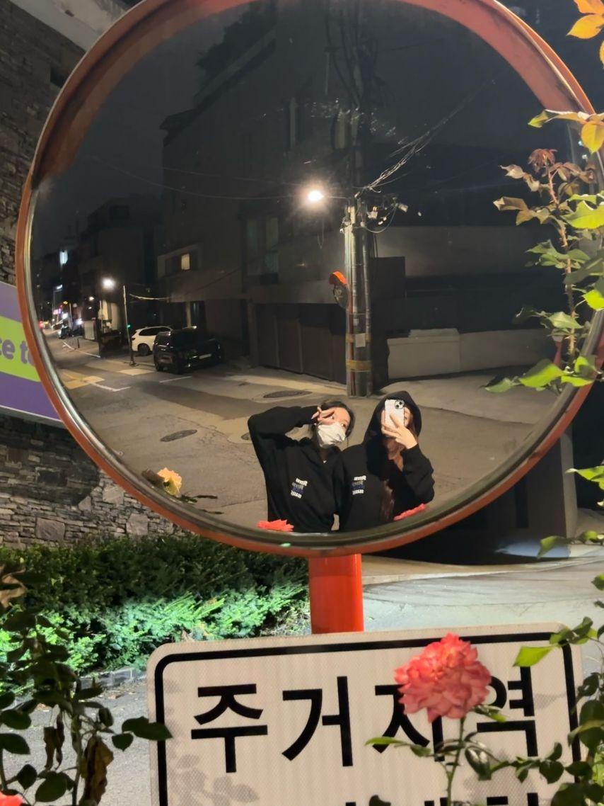 유연정 인별 with 청하 강미나 정채연0