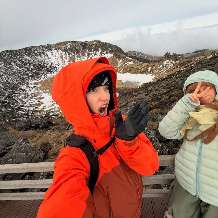 안젤리나 다닐로바 인별 한라산5