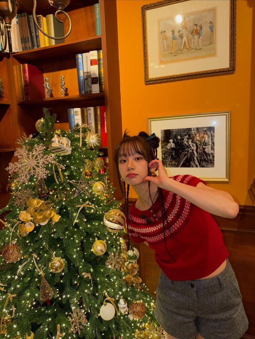 혜리 인별 with 동생 Christmas eve12