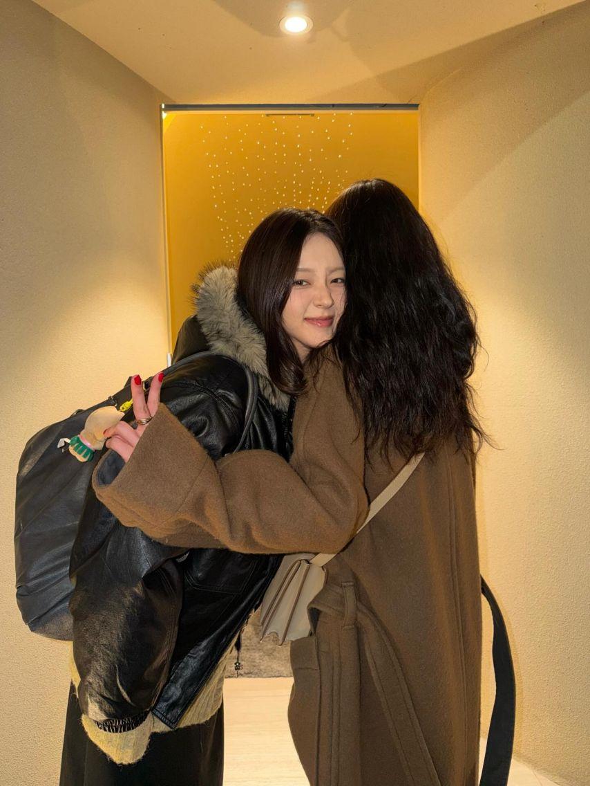 혜리 인별 with 동생 Christmas eve1