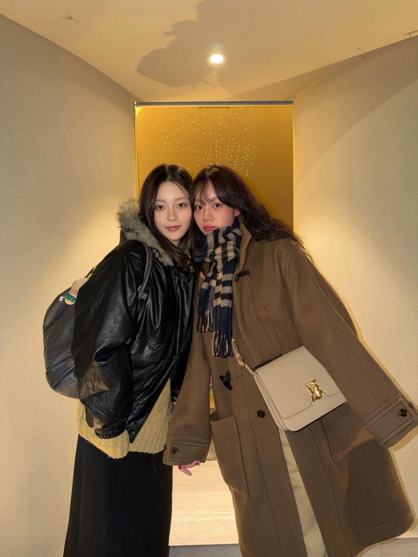 혜리 인별 with 동생 Christmas eve2