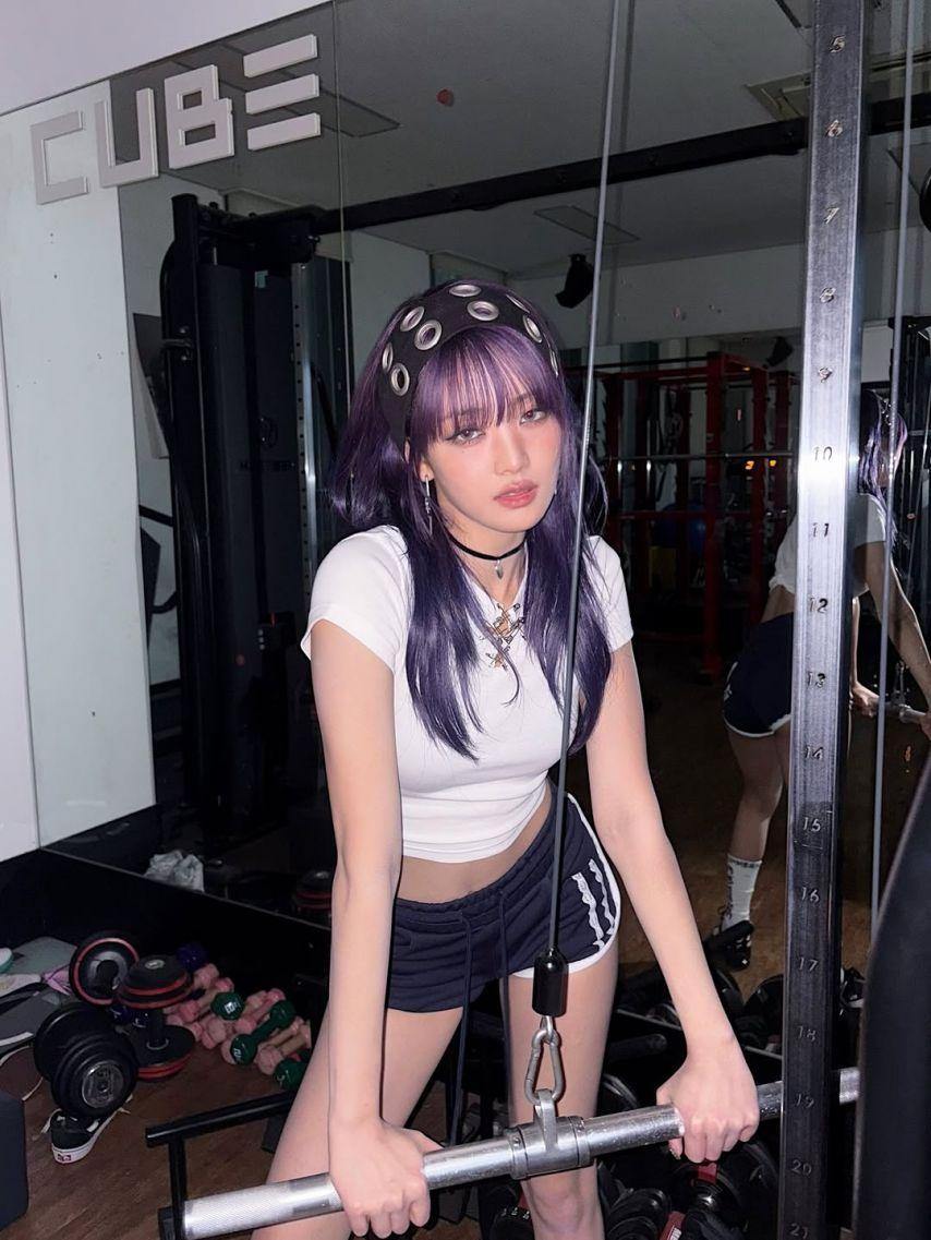 아이들 민니 SNS0