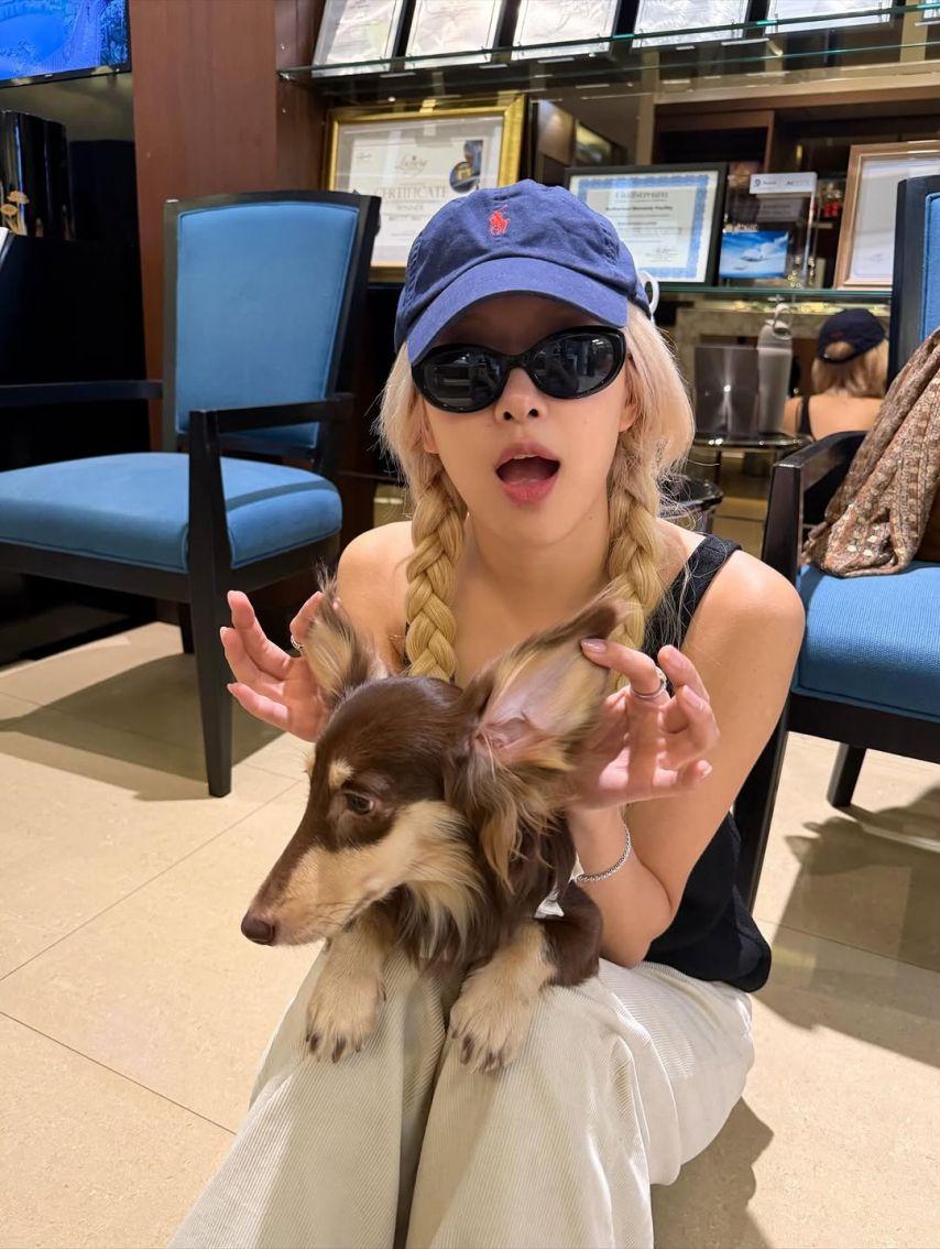 블랙핑크 로제 SNS3