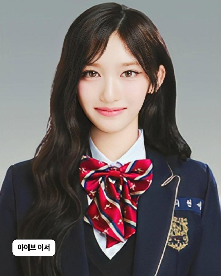 아이브 이서, 이즈나 유사랑, 트리플에스 채원, 해린, 수민(한림예고 졸업사진)0