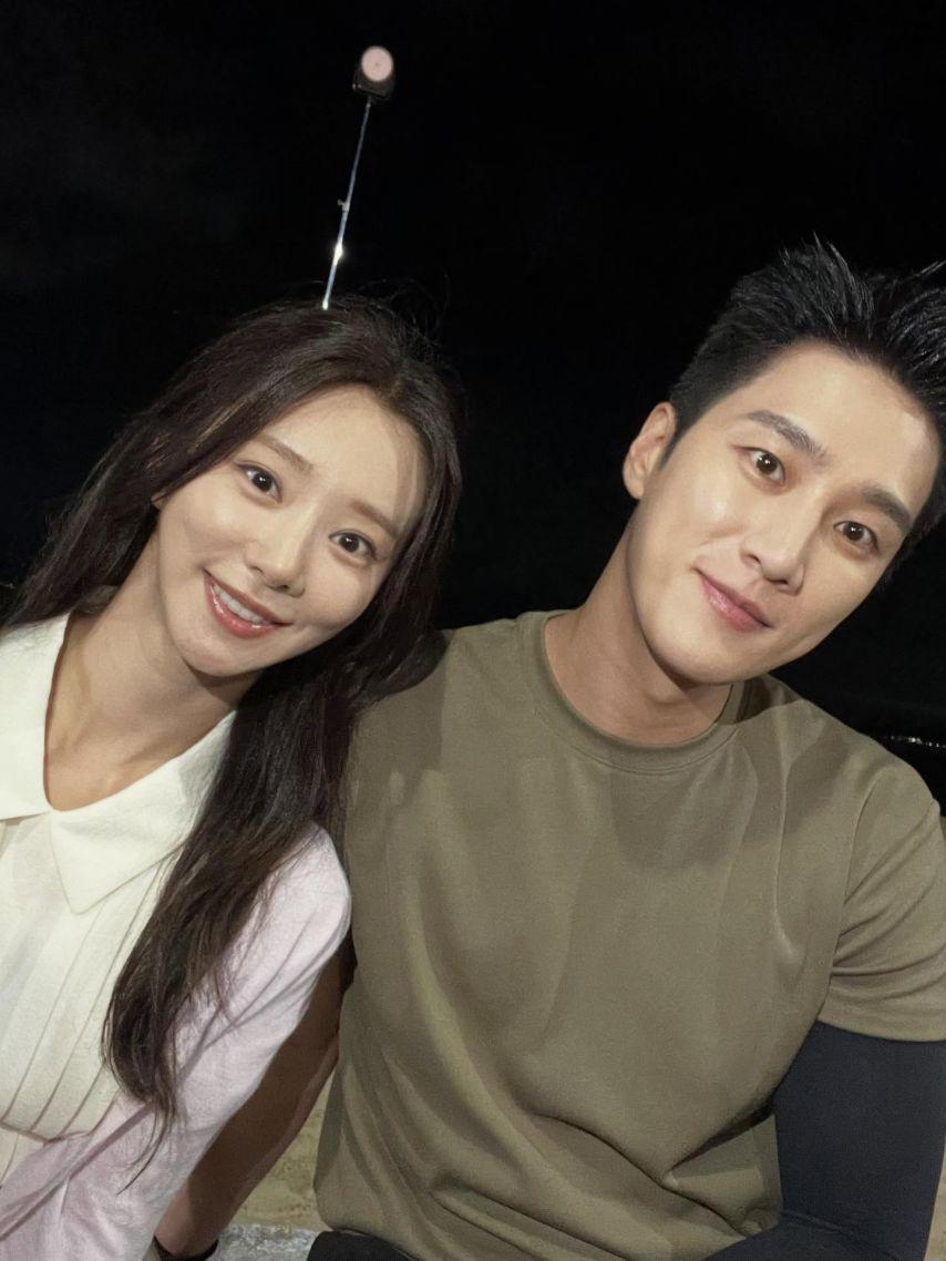 이주빈 인별 스프링피버 with 안보현 등2