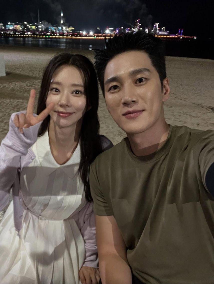 이주빈 인별 스프링피버 with 안보현 등3