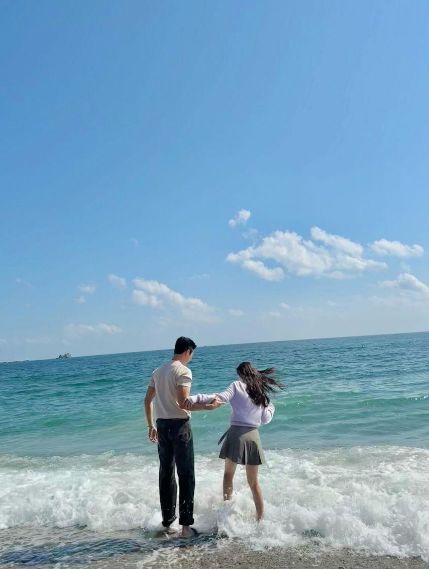 이주빈 인별 with 안보현 등 스프링피버/ 마지막 촬영 현장 비하인드1