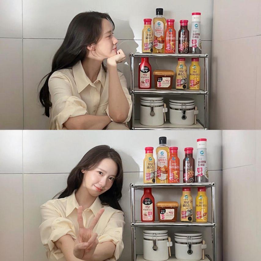 윤아 소녀시대 인별 청정원 등1