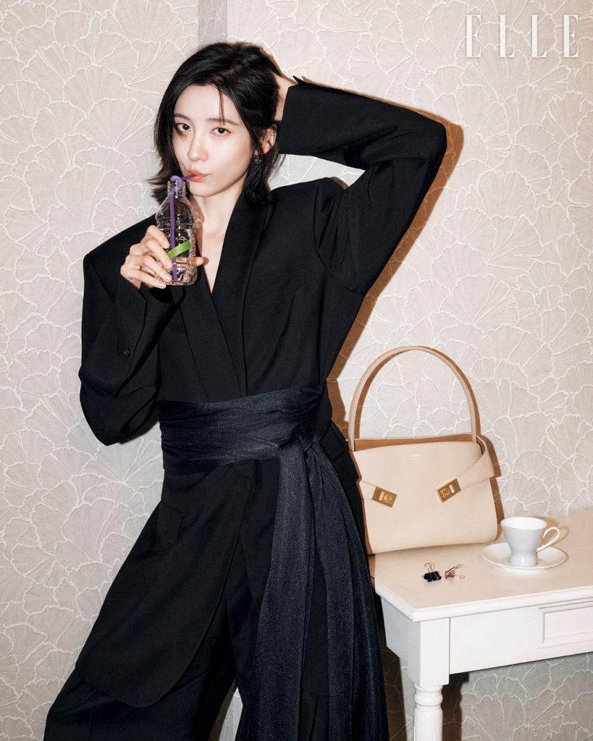 박지현 엘르x페라가모 화보 비하인드2