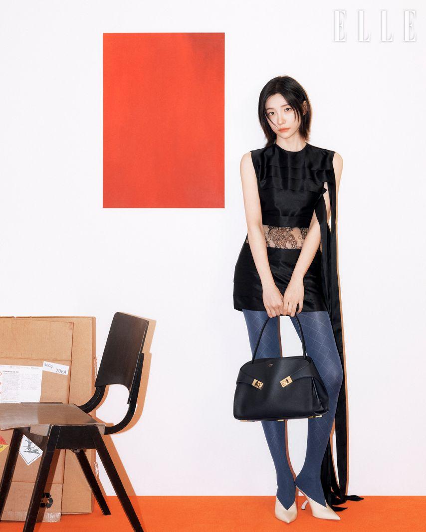 박지현 엘르x페라가모 화보 비하인드3