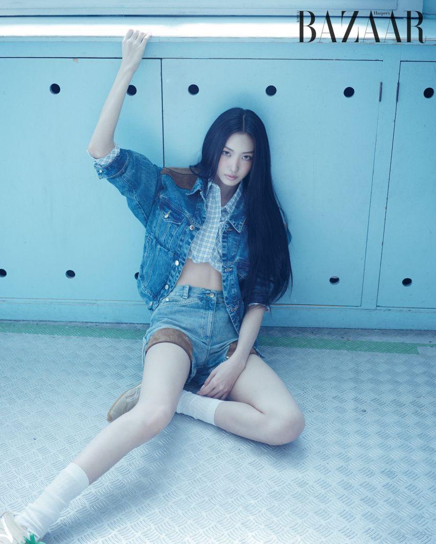 미야오 가원, 산드로(SANDRO) 하퍼스 바자 4월호 화보.JPG0