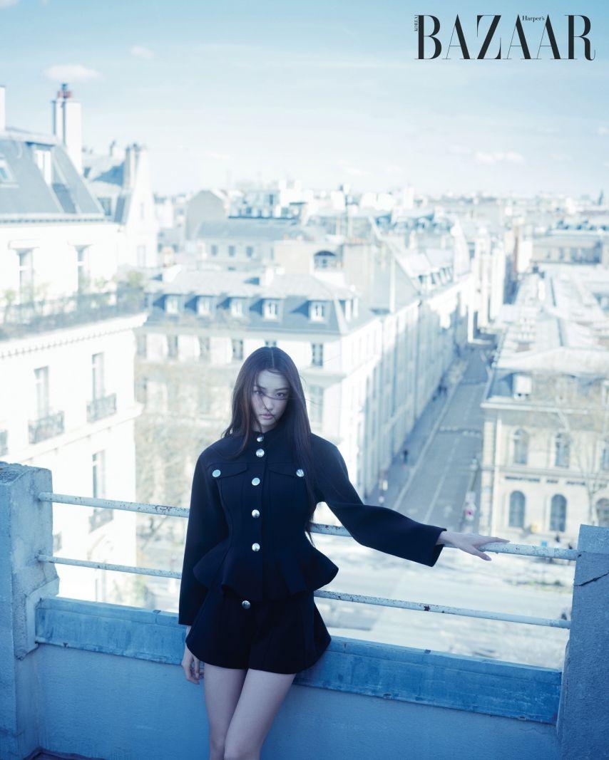 미야오 가원, 산드로(SANDRO) 하퍼스 바자 4월호 화보.JPG6