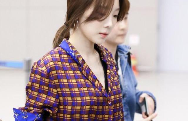 180423 인천공항 입국 태연 BY.꽃숑