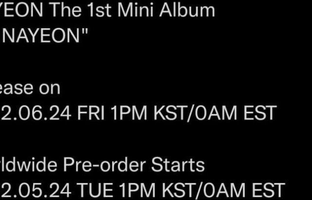 NAYEON The 1st Mini Album "IM NAYEON"