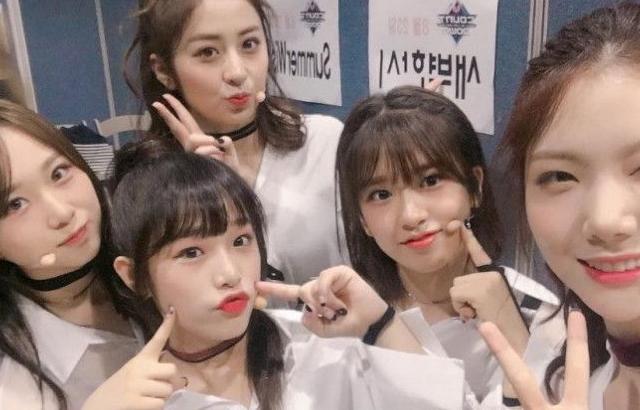 엠카 출연한 프로듀스48