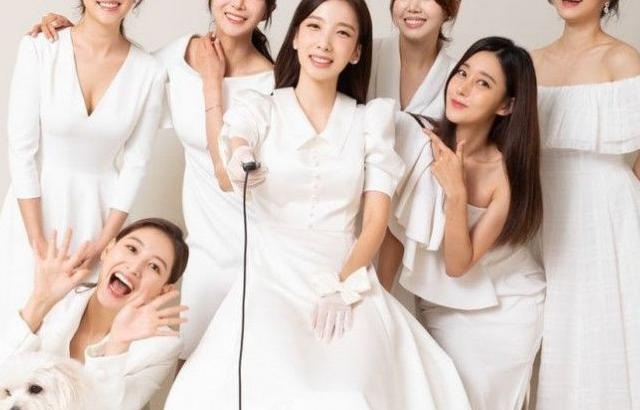 지숙 웨딩 촬영에 레인보우가 떴습니다