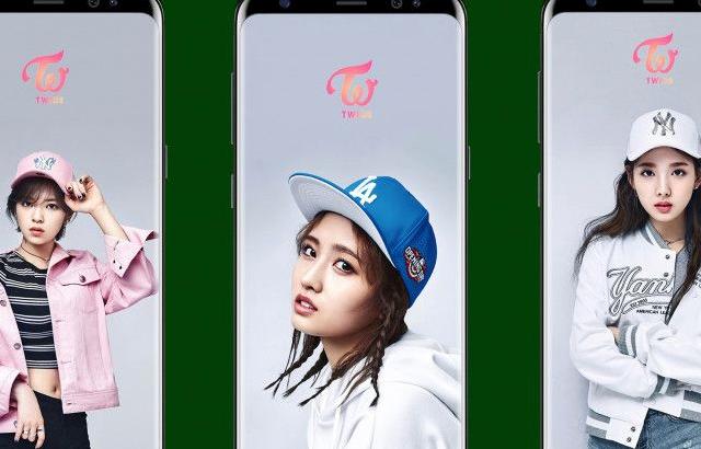 트와이스 나연,정연,모모 폰 바탕화면